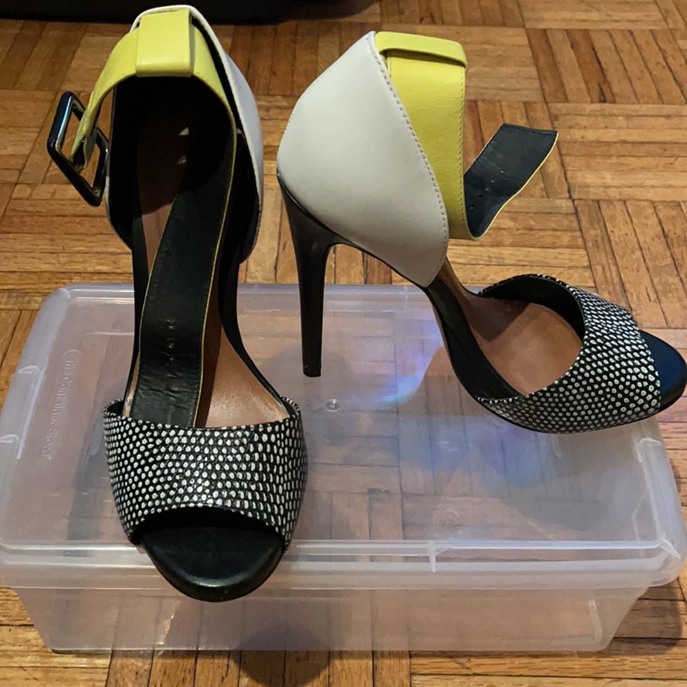 Color Block Heels
